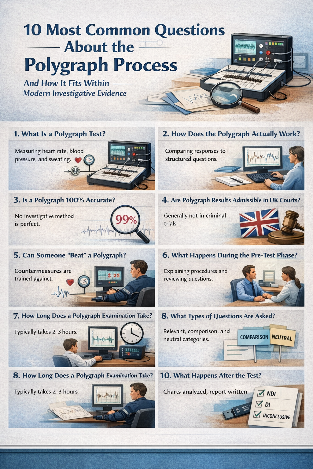 10 Most Common Questions About the Polygraph Process